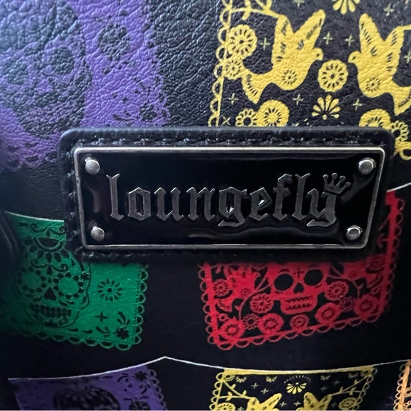 Loungefly Dia de los Muertos Crossbody Purse with strap - Picture 5 of 7
